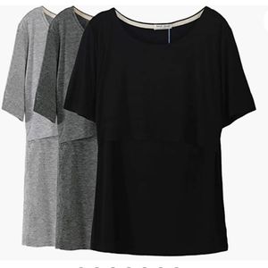 3 Pack Modal Nursing Pajama Tops
